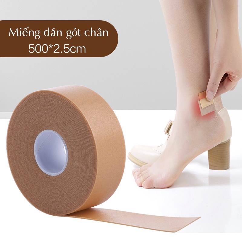 Miếng dán gót chân chống trầy dạng cuộn xốp -HaSong