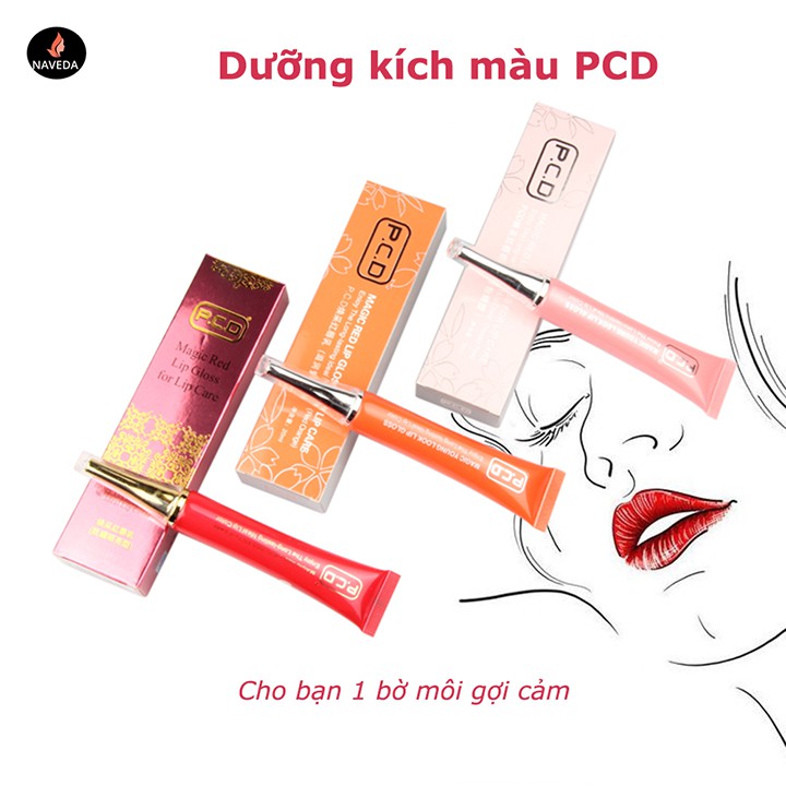 Kem dưỡng và kích màu môi sau xăm PCD