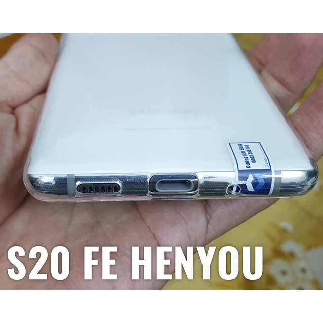 Ốp lưng silicon dẻo trong cao cấp Henyou