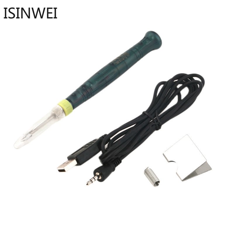 Bút hàn sắt mini 5V 8W có nút công tắt thiết kế di động