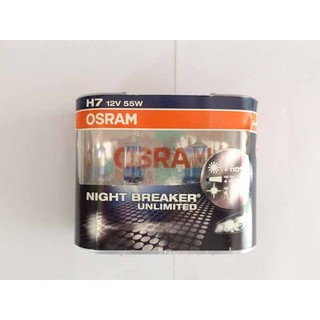 Đôi bóng đèn tăng sáng Osram H7 Night breaker tặng kèm 1 bình cứu hoả mini
