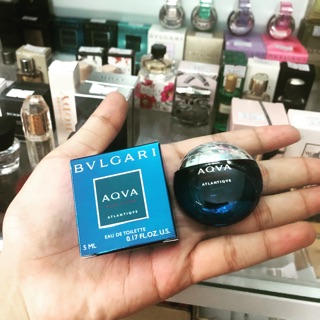 Nước hoa mini nam bvl  AQVA pour homme Atlantiqve