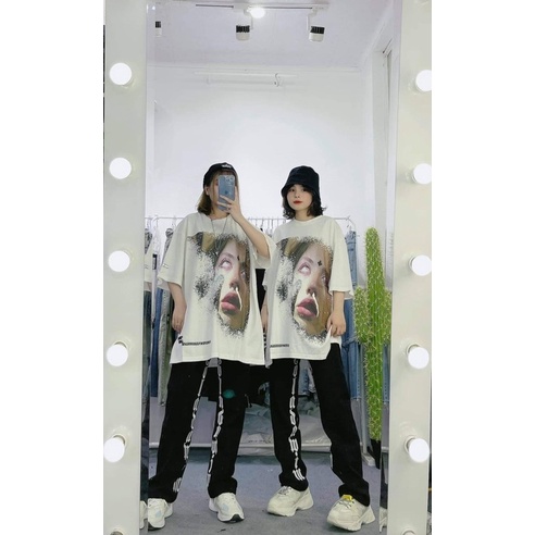 Áo phông unisex tay lỡ