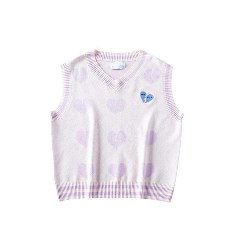 Áo sweater không tay cổ chữ v xinh xắn nhiều màu sắc thời trang dành cho nữ