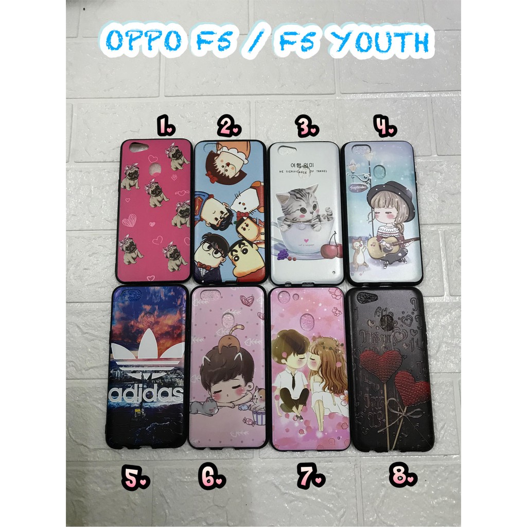 OPPO F5/ F5 YOUTH_ ỐP LƯNG THỜI TRANG IN HÌNH SIÊU ĐẸP mẫu bất kỳ