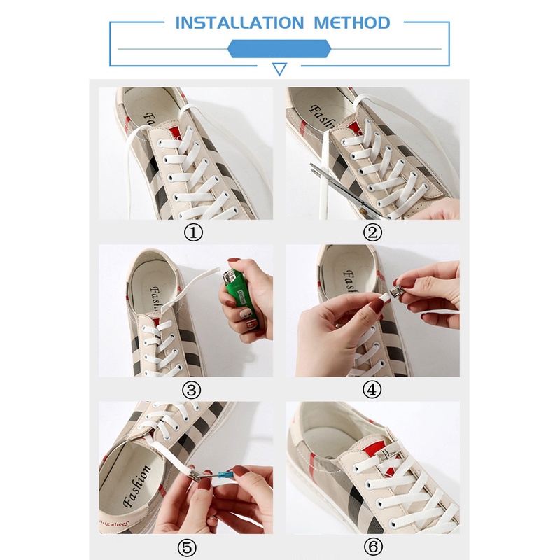 1 Cặp Dây Giày Co Giãn Từ Tính Sáng Tạo Unisex Không Cần Buộc Dây