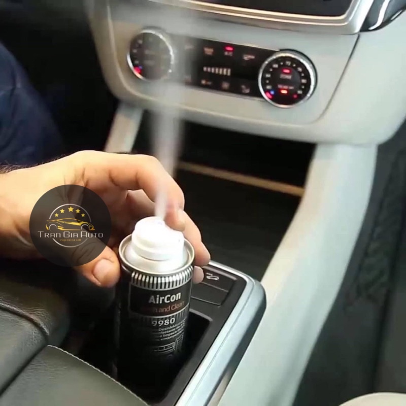 Dung dịch khử mùi điều hoà, mùi hôi, nấm mốc ô tô SENFINECO 9980 của Đức, tạo hương thơm mát cho nội thất xe hơi