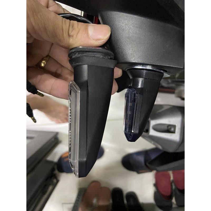 Đèn xi nhan K4 HIDU CHÍNH HÃNG kiểu vario mini 3 led sáng vàng cho các dòng xe winner X, ex 150, NVX, MSX, CBR