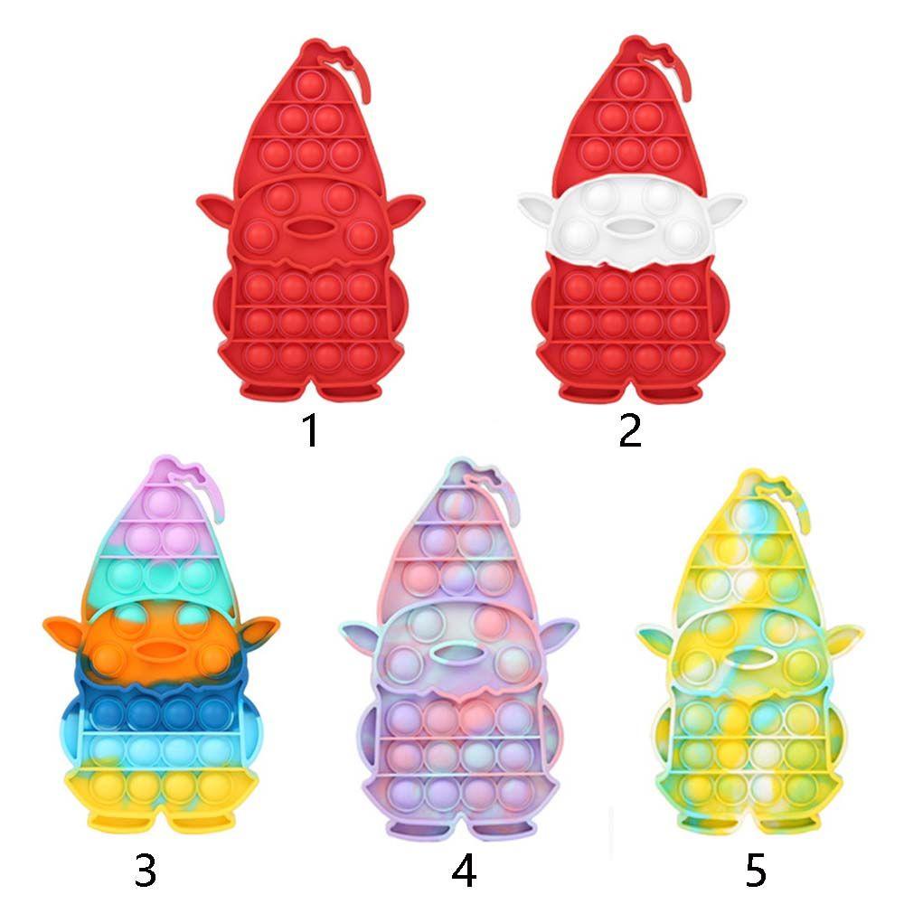 BEBETTERM Đồ Chơi Nắn Bóp Đàn Hồi Giảm Stress Hình Ông Già Noel
