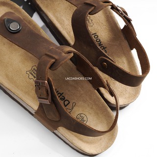Giày kẹp unisex da bò thật