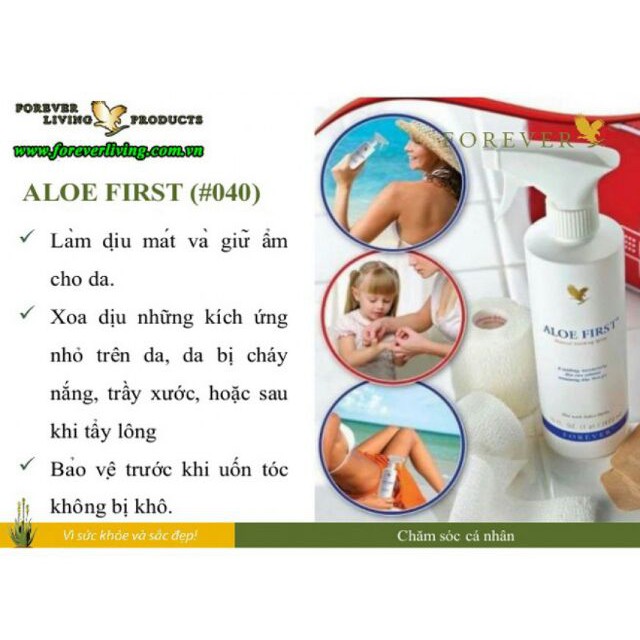 [CHÍNH HÃNG] XỊT KHOÁNG Làm Dịu Da Aloe Firts. #040Flp. 473ml.