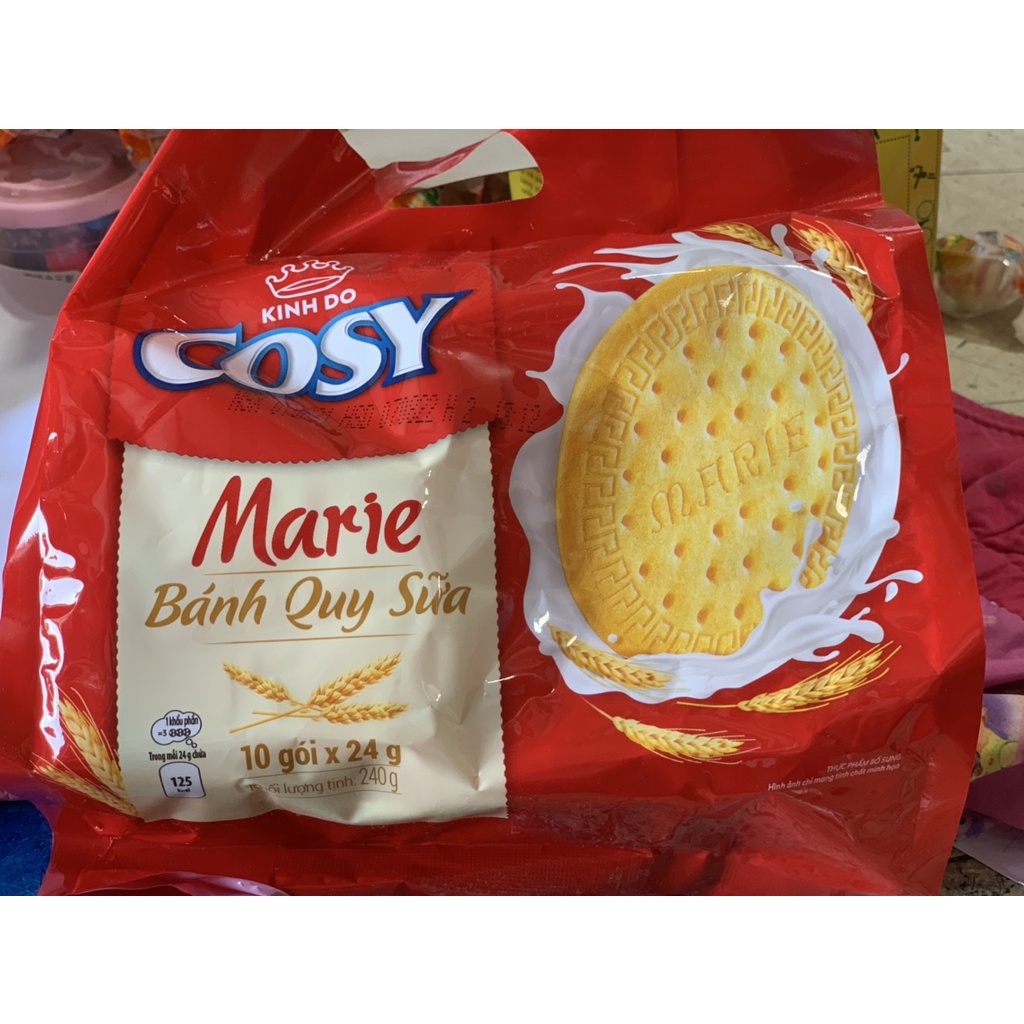 Bánh quy sữa Cosy Marie Bịch Từng Gói Nhỏ 240g * 10 gói