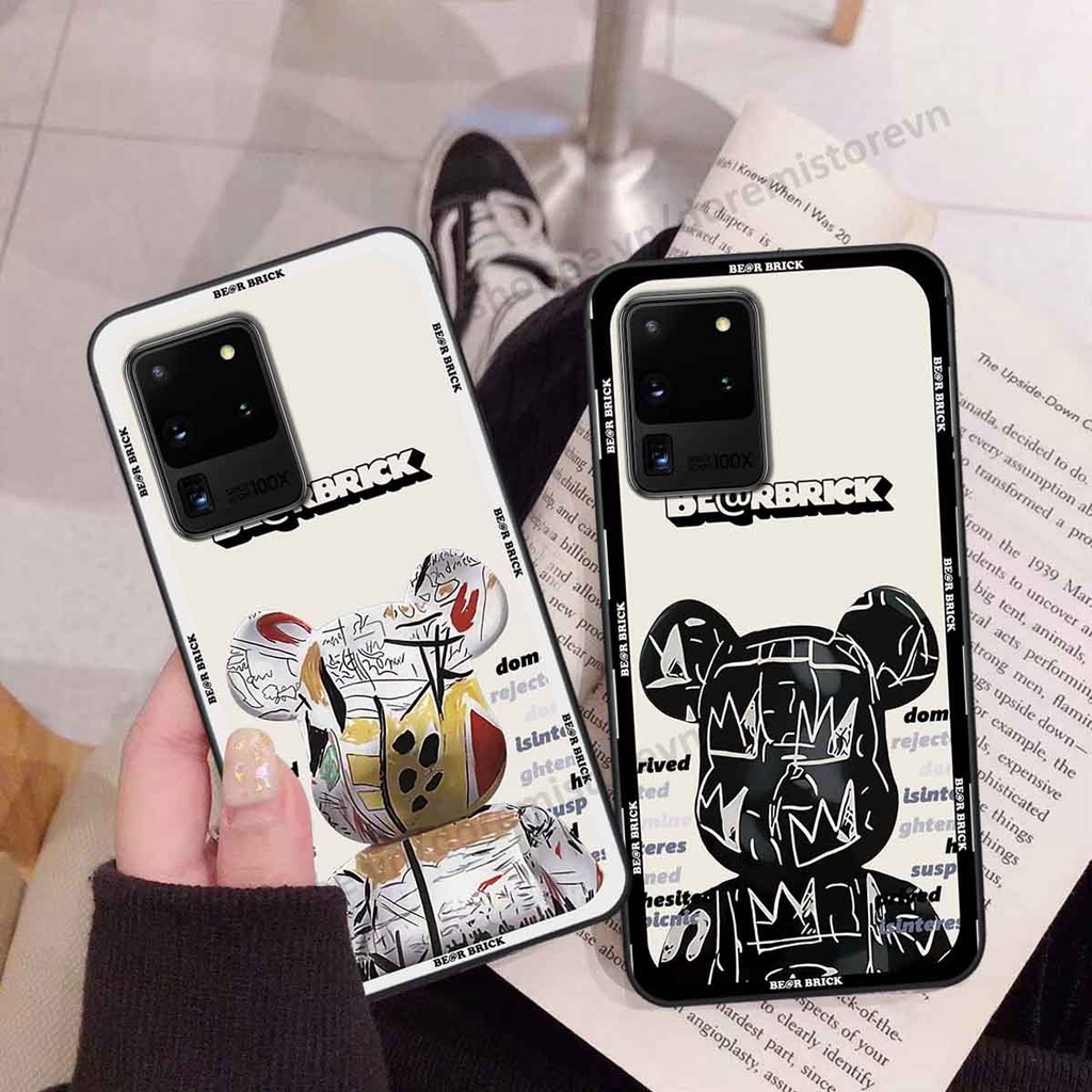 Ốp Samsung S20 Ultra thể thao, bear brick, ốp lưng dẻo thời trang bền đẹp