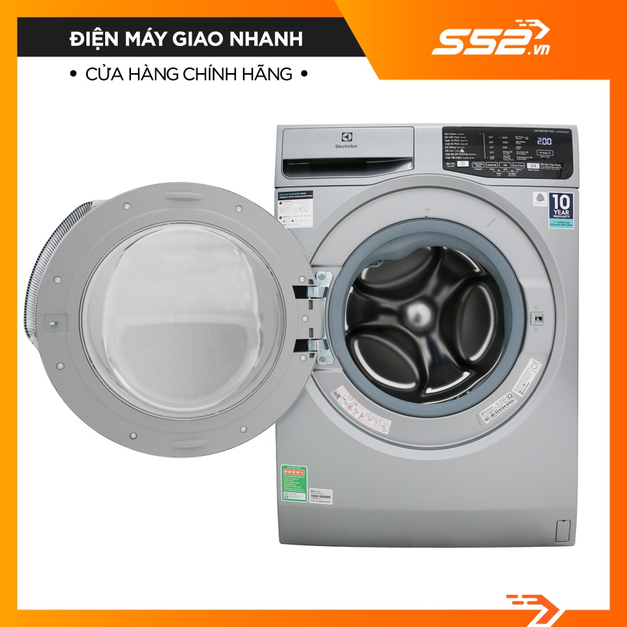 Máy giặt Electrolux Inverter 9 Kg EWF9025BQSA - Bảo Hành Chính Hãng
