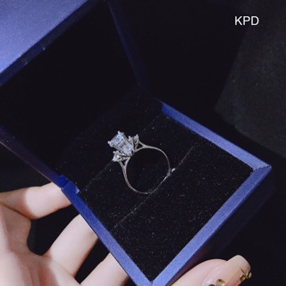 NHẪN NỮ BẠC  CAO CẤP - NHẪN Ổ ĐÁ CHO NỮ