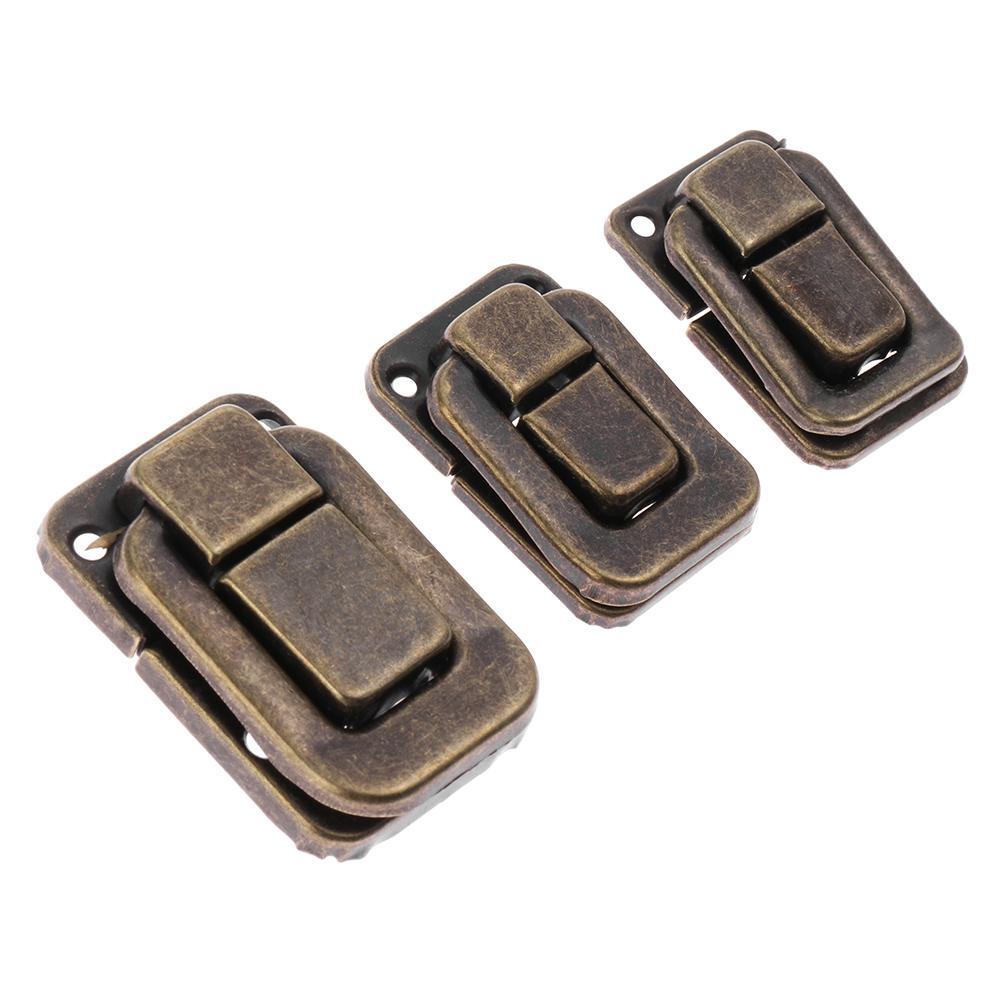 MIHAN1 Set 2 Hộp Đựng Trang Sức Bằng Hợp Kim Kẽm Phong Cách Vintage