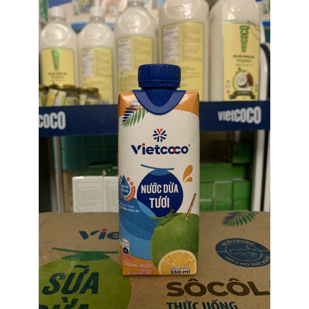Nước Dừa nguyên chất Vietcoco ngon tuyệt - 330ml | BigBuy360 - bigbuy360.vn