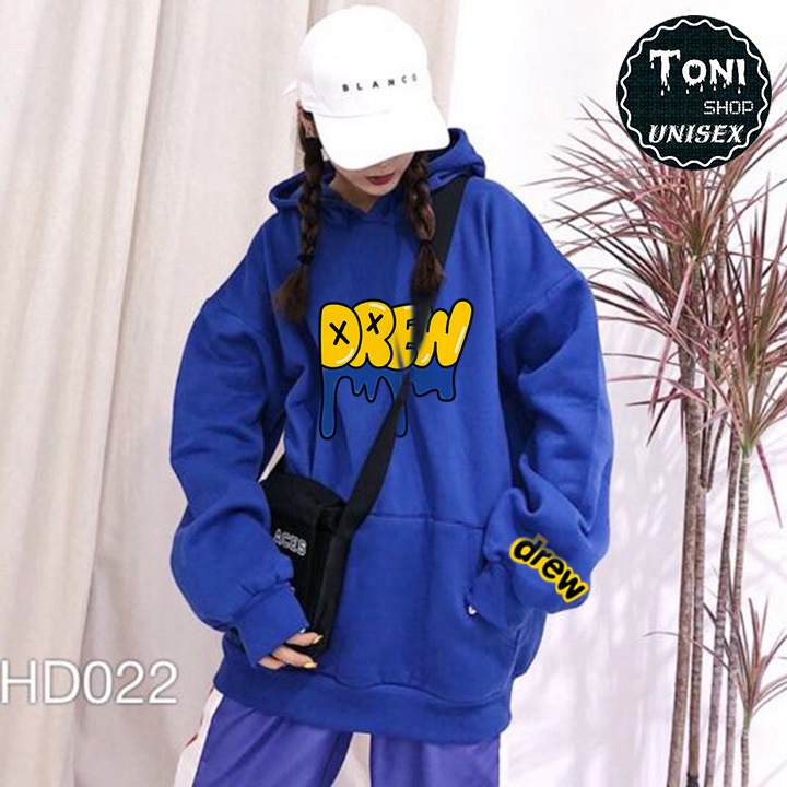 ÁO HOODIE Drew Chữ Vàng Nỉ Ngoại Cao Cấp (HD2820 - Full Màu Full Size)