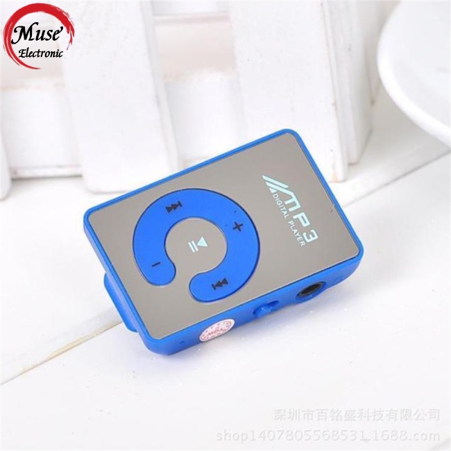 Máy Nghe Nhạc Mp3 Mp3 Dạng Kẹp Kèm Dây Cáp Sạc Và Tai Nghe Thiết Kế Nhỏ Gọn Tiện Dụng