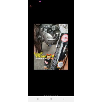 Sơn samurai màu bạc sám lắp lánh mã Y124* sơn lốc máy xe honda , yamaha , suzuki là dòng sơn cao cấp nhập khẩu