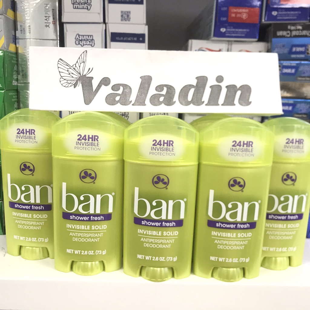 Lăn khử mùi sáp BAN Invisible Solid Antiperspirant Deodorant 73g