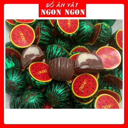 Túi 350g Socola Akero Hình Dưa HấuFREESHIPĐặc Biệt