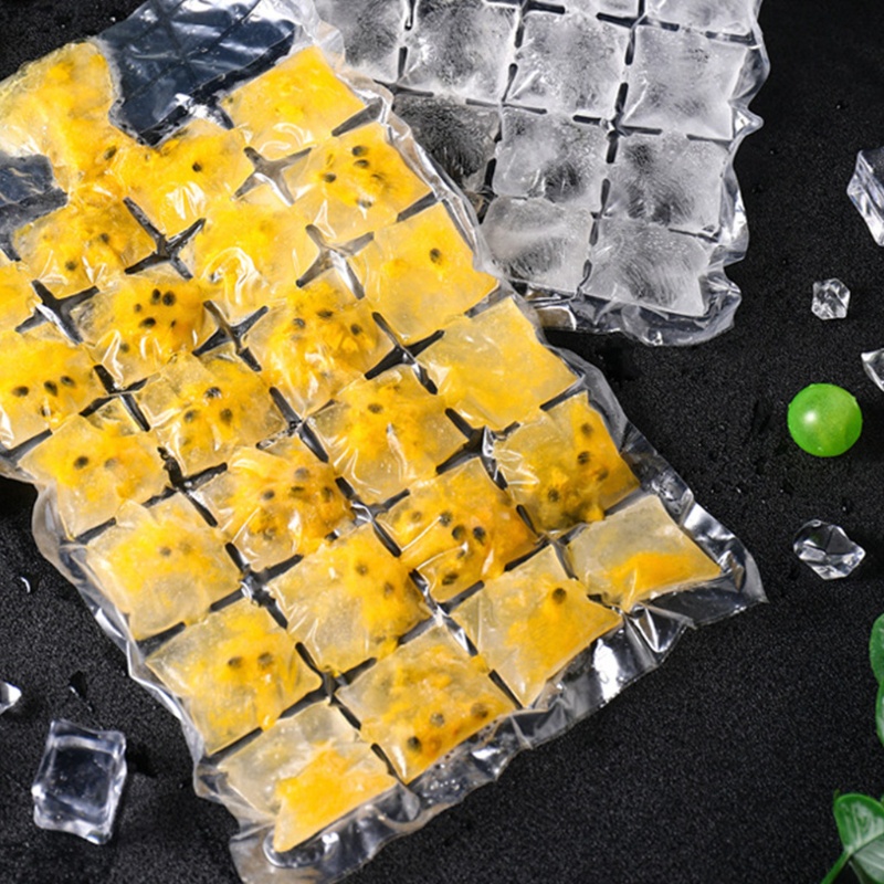 Set 10 túi làm đá viên dùng một lần tự đóng băng