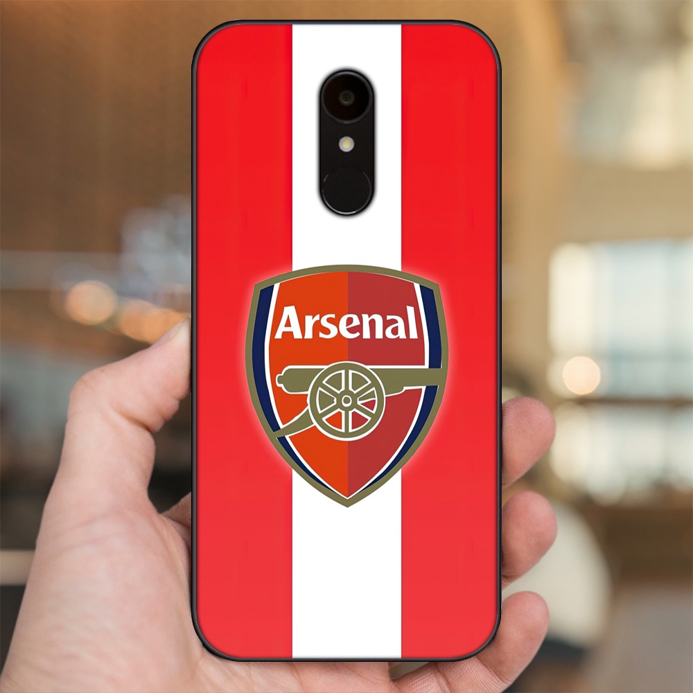 Ốp lưng Xiaomi Redmi 5 viền đen in hình Arsenal FC