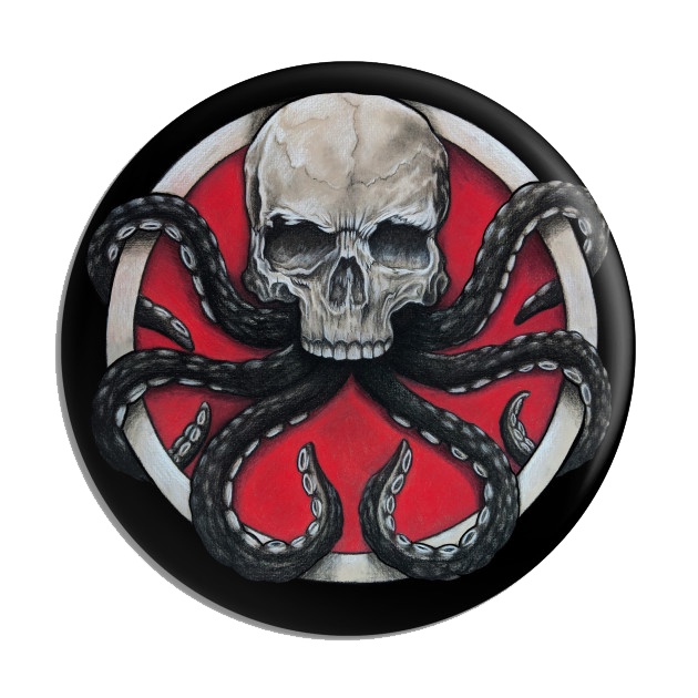 Hình dán decal sticker HYDRA, hình dán Marvel, hình dán sticker laptop