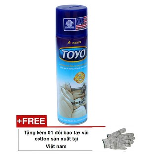 Chai xịt làm bóng bảo vệ bề mặt, bóng gỗ, da salon, ghế da, vỏ xe Toyo Thái Lan 500ml