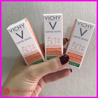 Kem chống nắng Vichy 3-In-1 Mattifying SPF50+ (UVB+UVA) 3ml