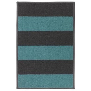 Thảm cửa ra vào 44x66cm màu xanh, ghi