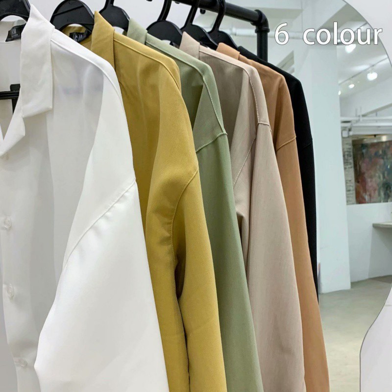 Áo sơ mi nam tay dài tay cổ bẻ thời trang Hàn Quốc | BigBuy360 - bigbuy360.vn