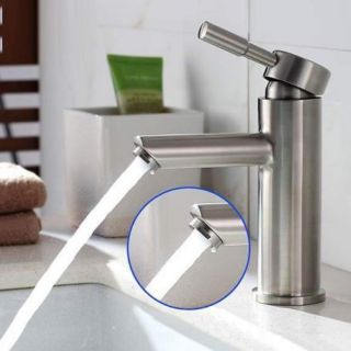 Lavabo tròn nóng lạnh 1 lỗ su304
