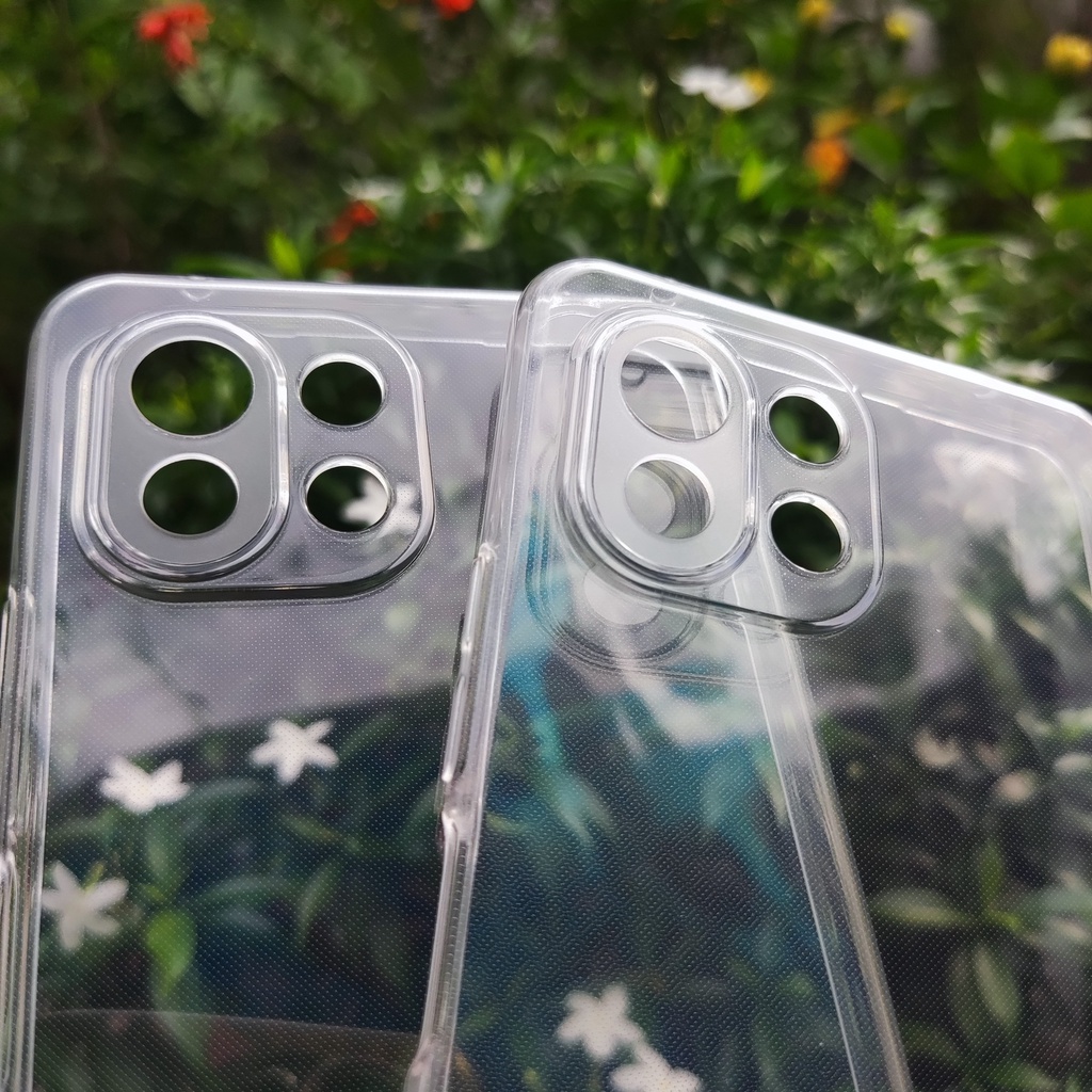 Ốp Lưng Dẻo Gor Xiaomi Mi 11 Lite, Mi 11 Lite 5G NE/ Mi 11, Xiaomi 12 Lite Trong Suốt Có Gờ Bảo Vệ Camera - Hãng GOR
