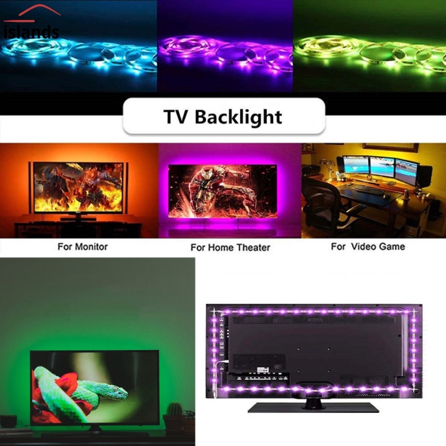 Dây đèn Led không thấm nước có điều khiển từ xa USB 5V chất lượng cao