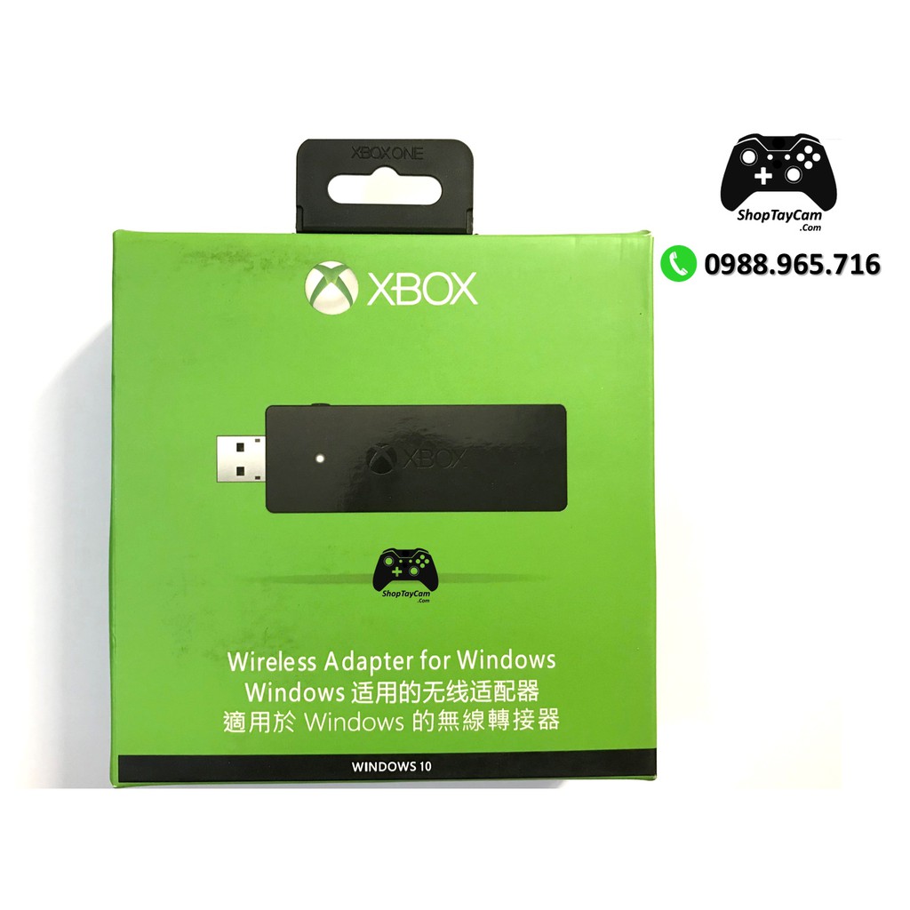  Wireless Adapter Receiver Tay Cầm Xbox One / Xbox One S Hỗ Trợ Kết Nối Không Dây | TOP