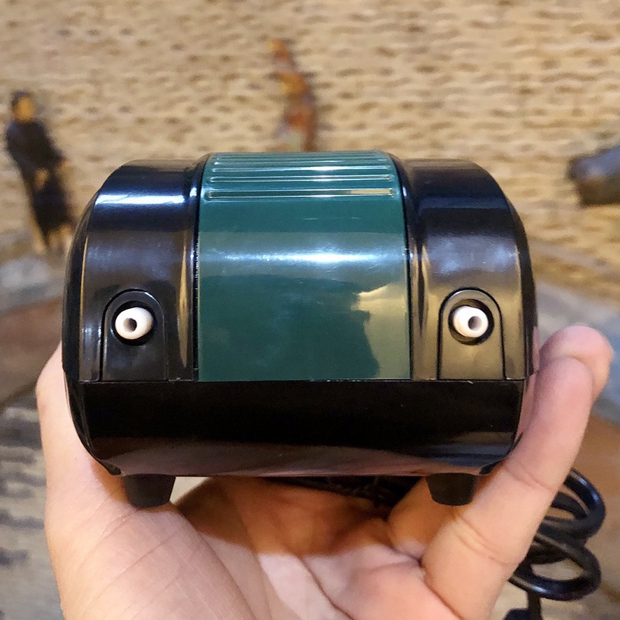 Máy Sục oxy bể cá, máy sủi oxy SOBO SB-1106 2 vòi - Chạy siêu êm