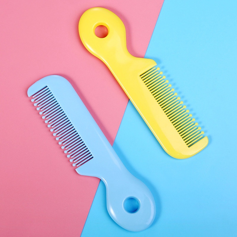Lược Tròn Chải Tóc Gỡ Rối Màu Sắc Macaron Dành Cho Trẻ Em