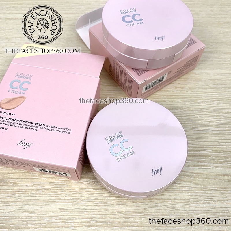 Kem Nền CC Cream Aura Color Control Cream The Face Shop
