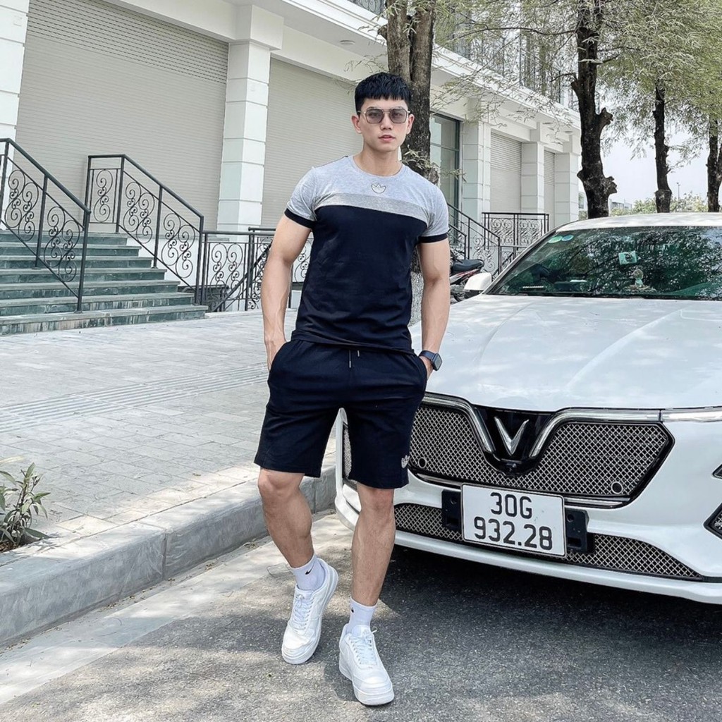 ⭐️SIÊU PHẨM⭐️Đồ Bộ Nam mùa hè chất mát - Bộ thể thao nam cổ tròn ngắn tay, co giãn thoáng mát MENSON L78 | BigBuy360 - bigbuy360.vn