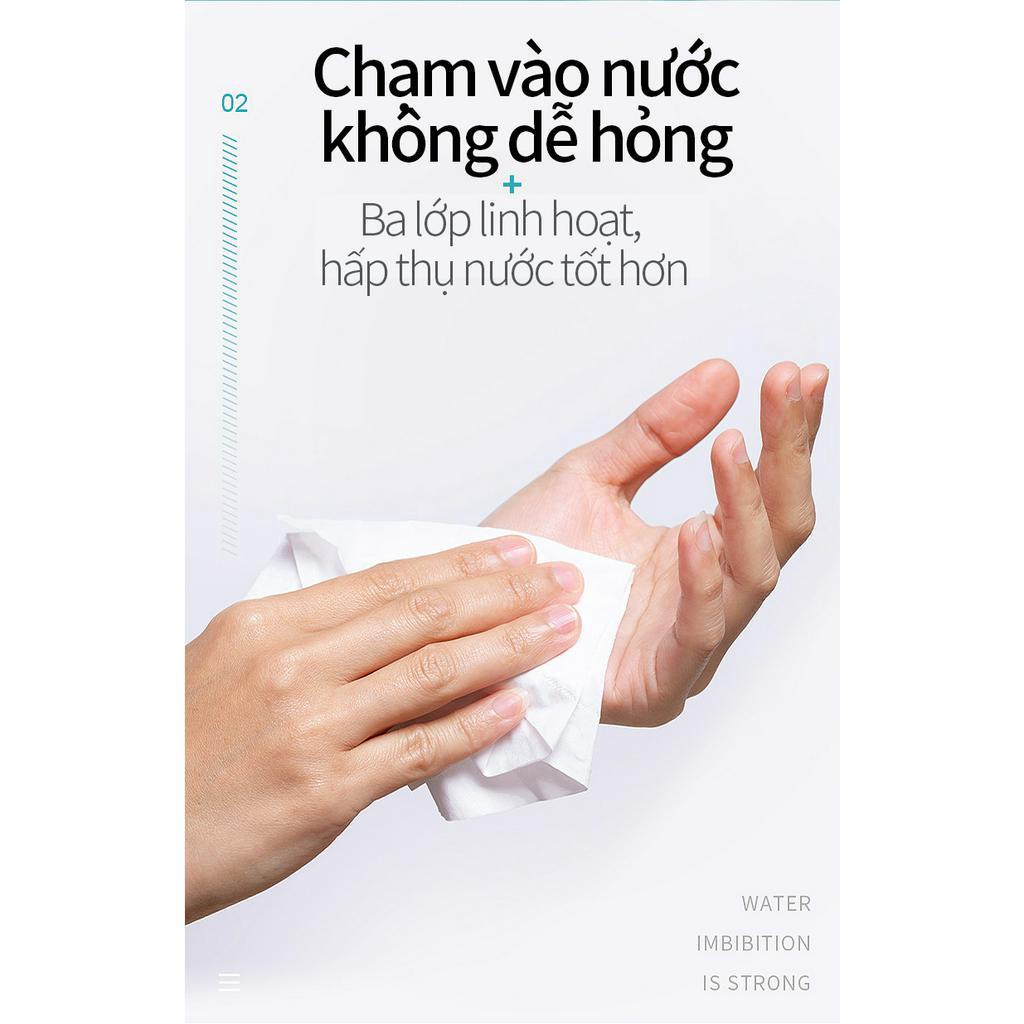 300 tờ giấy vẽ một xách tay 8 túi lớn khăn ăn gia đình giá cả phải chăng gói vệ sinh khăn giấy vẽ khăn giấy em bé