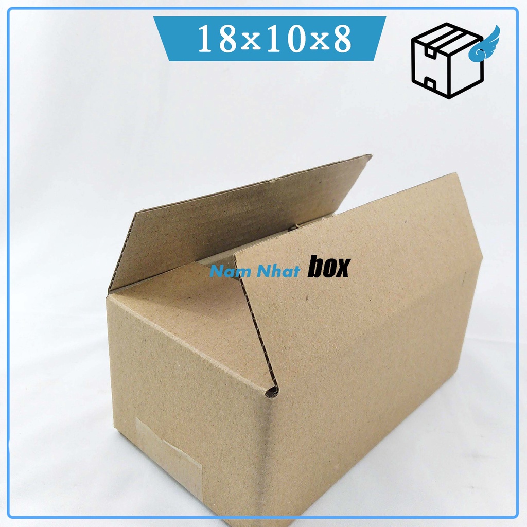 Hộp carton gói hàng 18x10x8cm ,hộp giấy đóng hàng  - NamNhat Box