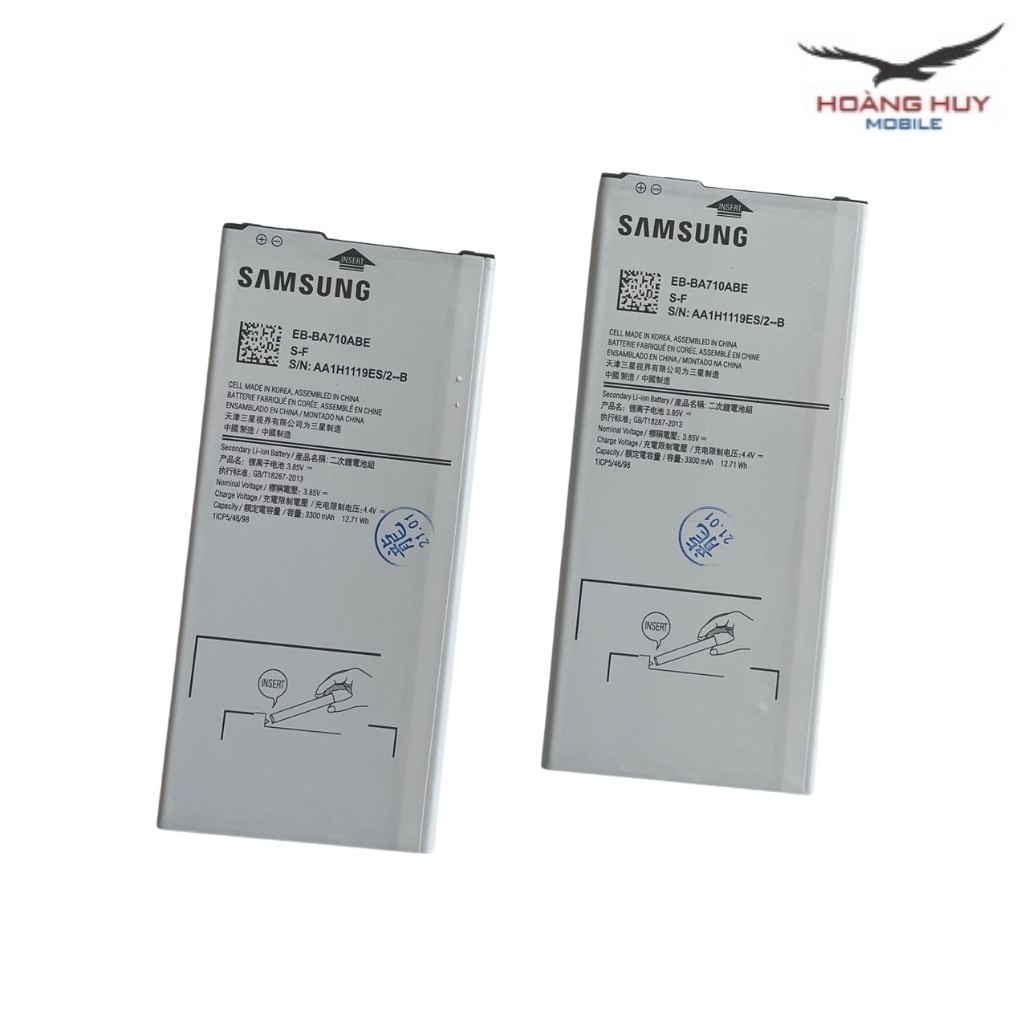 Pin Samsung Galaxy A710,Pin Samsung A7  Dung Lượng 3300mAh Hàng Zin Nhập Khẩu Bảo Hành 6 Tháng 1 Đổi 1