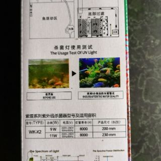 Đèn uv diệt rêu hồ cá