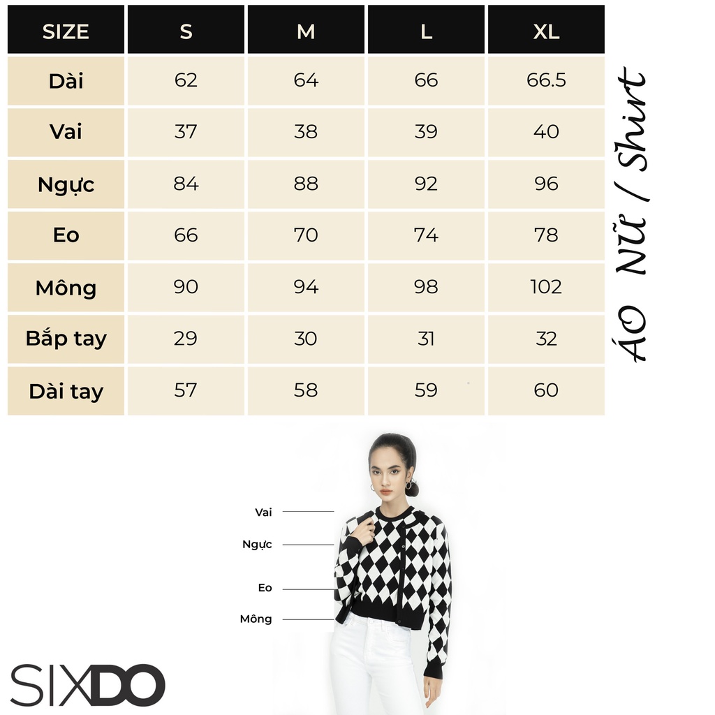 Áo bodysuit đen nữ SIXDO