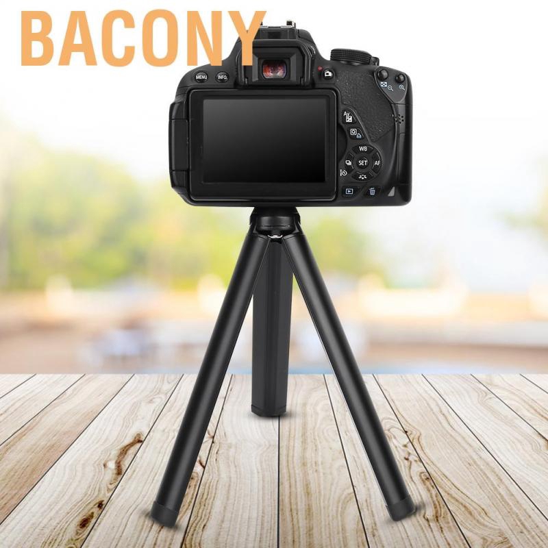 Chân đế tripod mini gấp gọn bằng hợp kim nhôm có ốc 1/4'' cho máy ảnh Gimbal