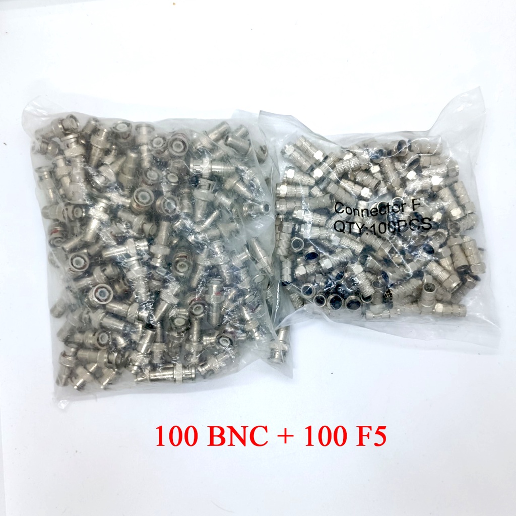 Jack nguồn DC camera loại Vặn Vít, Đầu nối nguồn Âm, Dương cấp nguồn cho camera