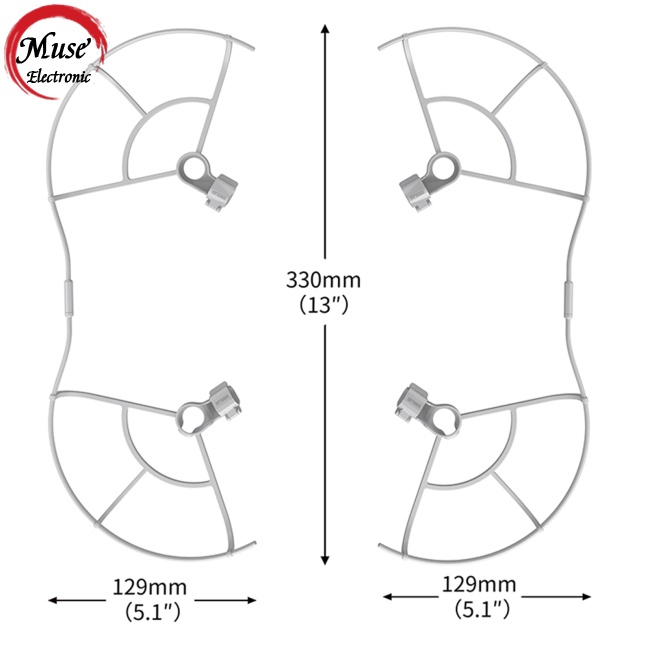 Vòng Bảo Vệ Cánh Quạt 360 Độ Chống Va Chạm Cho Dji Mini 3