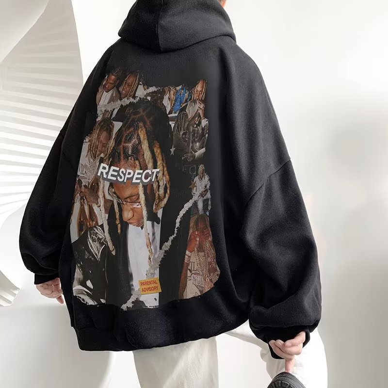 Áo Hoodie Tay Dài In Hình Chân Dung Rock Đường Phố Phong Cách Hip Hop Thời Trang Cho Nam Và Nữ Size M-5XL